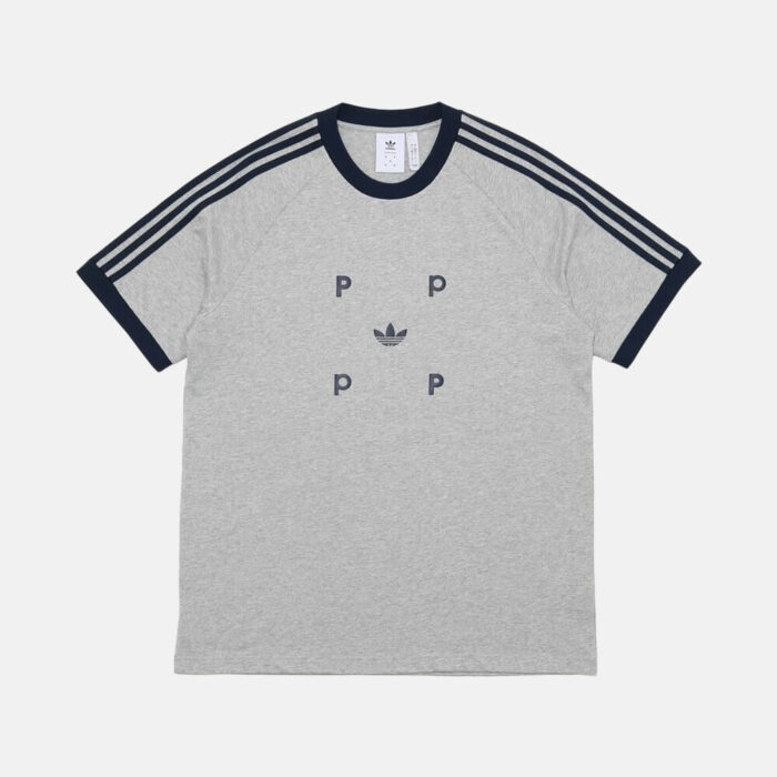 adidas X Pop Classic t-shirt, grey / navy